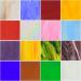 Wecrejoni 16 Sheets Variety Stained Glass 4x4 - Cathedral Art Glass Mixed Textures for Stained Glass Crafts - Mashup 1 - Buy Online on GoSupps.com