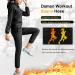 Bingrong Women's High Waist Sauna Jogging Pants | Quick-Drying Fitness Sweatpants for Weight Loss & Tummy Control - Black L - Buy Online on GoSupps.com