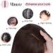 S-Noilite 18 Inch Hair Topper for Thinning Hair - Big Base Women's Hair Loss Extensions - Clip in Fringe Pieces 8B - Buy Online on GoSupps.com