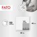 FATO Airlaid Dry Paper Napkins - 50 Pack 40x40 cm Textile Effect Skyline Decor Black - Perfect for Elegant Dining & Events | Shop Internationally! - Buy Online on GoSupps.com