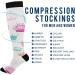 Haskirky High Elasticity Compression Socks - 2 Pairs, Princess Crown Design, Universal Fit for Adults, Ideal for Leisure, Travel, Running - Relieve Fatigue & Support Knee Health - Buy Online on GoSupps.com