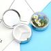 Compact 3-Compartment Pill Box with Butterfly & Daisy Design - Portable Travel Pill Organizer for Handbags & Pockets - Buy Online on GoSupps.com