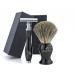 The Body Tools Men's Wet Shaving Set Badger Hair Shaving Brush and Razor 2 Pieces