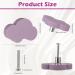 Euioovm Cute Purple Gray Cloud Drawer Buttons for Kids - 6 Pack Cartoon Cabinet Pulls with Screws - Buy Online on GoSupps.com