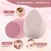 Shop DULEE 8-Piece Make-Up Sponge Set - Perfect for Liquid Powder BB Cream & Sunscreen - Beauty Blender in Pink - Buy Online on GoSupps.com