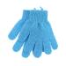 FRCOLOR 1 Pair Exfoliating Bath Shower Gloves Soft Nylon Body Scrubber Shower Gloves for Men Women Kids (Blue)
