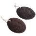 Exceart 2st foot grinder made of volcanic stone hard skin file remove cornea for the feet bathroom professional foot scraps hornhauber on the foot accessories peeling pumice stone