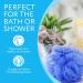 6-Pack Eco-Friendly Loofah Bath Sponge Set for Men and Women - Bulk Body Puffs by IMPRESA - Buy Online on GoSupps.com