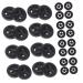Lurrose 20 pair of anti-slip ring for glasses glasses holder silicone glasses accessories bricks for reading glasses.