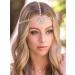 Crystal Boho Head Chain Hair Jewelry - Gold Headpiece for Women and Girls - Buy Online on GoSupps.com