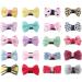 20Pcs Mini Baby Hair Clips - Boutique Grosgrain Ribbon Bows for Girls - Buy Online on GoSupps.com