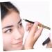 VINTORKY 2pcs Double Head Eyebrow Pencil Eyebrow Filler Microblading Eyebrow Pen Highlighter Gel Black 1 count (Pack of 1) Black - Buy Online on GoSupps.com