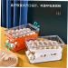 jojofuny 1pc Storage Box Plastic Food Containers Refrigerator Egg Storage Bins Fridge Storage Container Snack Orange 30.3X16CM - Buy Online on GoSupps.com