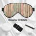 Ultra-Soft Light-Blocking Eye Mask - Striped Checked Print for Optimal Comfort & Restful Sleep | International Shipping Available - Buy Online on GoSupps.com
