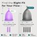 Ecoblossom Complete Menstrual Cup Kit - Reusable Small & Large Silicone Cups Sterilizer Cleansing Wash & Easy-Insert Applicator | Eco-Friendly Menstrual Solution - Buy Online on GoSupps.com