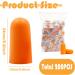 DOKERS 200 PCS Foam Ear Plugs Noise Cancelling Earplugs Individually Wrapped Ear Plugs Bulk Ear Reusable Plugs for Sleeping Noise Reduction Work Construction - Buy Online on GoSupps.com