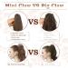 Fine Ponytail Extensions Clamp - 50 cm Wavy Clip-In Hair Extensions for Women - Natural Black Braid - Buy Online on GoSupps.com
