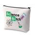 Gift for chemist biology chemistry gift science bitch funny cosmetic bag for science girls