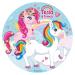 Dekora - Unicorn Edible Image - Children's Birthday Cake Topper Decoration (Edible Disc 8 inch)