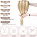 20 inches SEGO One Piece Clip in Remy Real Hair Extensions Human Hair THICK #12/613 Golden Brown&Bleach Blonde Hairpieces for Women 3/4 Full Head Straight (95g) - Buy Online on GoSupps.com