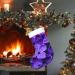 Ffexs Velvet Christmas Socks - Musical Instruments Design - One Size Violet Blossom - Perfect for New Year & Holiday Gifts - Buy Online on GoSupps.com