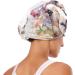 Super Absorbent Llama Florals Hair Towel 2 Pack - Quick Dry Hair Turbans for Women & Girls | Soft Button Twisty Wrap - Buy Online on GoSupps.com