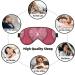 Romantic Heart Print Unisex Eye Mask - Soft Travel Sleep Shade for Yoga & Shift Work - Buy Online on GoSupps.com