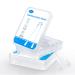 Mebak Sterile Saline Piercing Aftercare Swabs, Piercing Cleaning Solution Swabs for Ear Nose Belly Body Piercings, Effective Cleaner to Soothe Irritated Piercing Bumbs-100pcs Saline Cotton Swabs