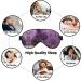 Purple Galaxy Sleep Mask | Adjustable & Soft Blindfold for Travel Meditation & Deep Relaxation - Shop Internationally - Buy Online on GoSupps.com