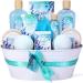 Bath Spa Gift Baskets Women - 12 Pcs Ocean Bath Gift Sets Home Holiday Spa Gift Basket Green Canyon Spa
