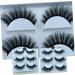 Beavorty False Eyelash 5 Pairs es false lashes fake makeup lashes self adhesive eyelashes natural look 3d false eyelashes lashes artificial eyelashes magnetic girl fiber - Buy Online on GoSupps.com