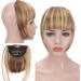 Bangs Hair Clip Clip in Hair Bangs Extension Hairpiece Synthetic French Bangs Neat Bangs with Temples Clip on Fringe Bangs Soft Natural Fake Hair Bangs for Women Bangs Clip in Hair (Color : 613 Siz 10 inch 613 - Buy Online on GoSupps.com