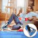Plantar Fasciitis Night Splint | Upgraded Dorsal Brace with Arch Support for Men & Women - Effective Relief for Heel Pain Achilles Tendonitis & Foot Drop - Black-Blue - Buy Online on GoSupps.com