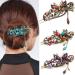SOLUSTRE Metal Duckbill Sectioning Clips Vintage French Barrette Hair Grip Retro Hair Clips Bronze Hairpins Non-slip Hair Barrettes for Women Girls Purple - Buy Online on GoSupps.com