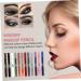 BELLIFFY 12pcs Pearlescent Eyeshadow Pencil Shimmer Eyeliner Waterproof Eyeshadow Glitter Crayons Wood - Buy Online on GoSupps.com