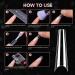 Makartt XXL Ballerina Press On Nail Set - Ultra Long Half Cover Tips & 4 Glue - 245 Pieces for Nail Art - Buy Online on GoSupps.com