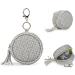 Personalized Pacifier Holder Shell | Pacifier Cover & Binky Clip Pouch for Girls - Zip Container for Diaper Bag & Stroller Accessories - Geruwam Light Gray - Buy Online on GoSupps.com