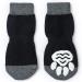 Pet Heroic Indoor Anti-slip socks for dogs and cats-8 sizes from S to 5xl for small-rianous animals-paw protection and traction thanks to silicone gel black mode 3x large