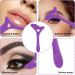 Jeffdad 4-Piece Reusable Silicone Eyeliner Template Set - Purple | Multifunctional Makeup Tool for Beginners and Professionals - Buy Online on GoSupps.com