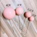 40 PCS Mini Balloon Cake Topper DIY Cake Balls Decorations for Birthday and Anniversary (pink and white) - Buy Online on GoSupps.com