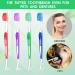 Tyqour Orthodontic Toothbrush Set - 4 Pieces Double V-Trim Tuft for Braces & Interdental Cleaning | Ideal for Dental Hygiene - Buy Online on GoSupps.com