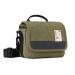Besnfoto Camera Bag Small Mirrorless Camera Shoulder Bag Purse Waterproof Canvas Cute Compact Camera Messenger Bag Case for Women and Men Army Green