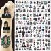128 Pcs Addams TV Show Temporary Tattoos - Cute Wednesday Cartoon Sticker Gift for Kids - Party Supplies & Home Activity Prizes - Buy Online on GoSupps.com