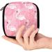 GIAPB Period Bag - Flamingo Color Sanitary Napkin Storage & Makeup Pouch - Buy Online on GoSupps.com