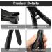 Heavy Duty Toe Nail Clippers for Thick Nails with Metal Nail File - Black - Buy Online on GoSupps.com