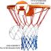 Sanung 2 Pack Heavy Basketball Net - Rainproof, Sunscreen Red White Blue Bold Polyester Braided Rope - 12 Loops for Indoor & Outdoor Professional Competitions - Buy Online on GoSupps.com