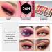 5 Eyeshadow Makeup Palette - 24 Colors Long Lasting Eyeshadow Makeup Pallet - Waterproof Multi Reflective Shimmer Matte Glitter with Brush and Mirror Dtt 5 Pcs 06 - Buy Online on GoSupps.com