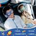 Sureio 4 Pairs Boys Sleep Eye Mask - Cute Cartoon 3D Contoured Blackout Blindfold for Kids, Men, Women - Travel Night Masks with Planet, Rocket, Frog Patterns (Blue/Green) - Buy Online on GoSupps.com