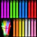 80 Pieces 6 Inch Glow Sticks Emergency Bright Light Sticks Glow in The Dark Toys with 8 to 10 Hours Duration Long Last Lighting Glow Lights Camping Accessories for Hurricane Earthquake Hiking Party
