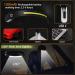 MOYASIBB Led Headlamp Rechargeable 2 Pack 230 Wide Beam Headband Light Motion Sensor Head Lamps for Adults Strip Cob Bright Headlamp Pro Head Light Flashlight for Outdoor Camping Working Black-2 Pack - Buy Online on GoSupps.com